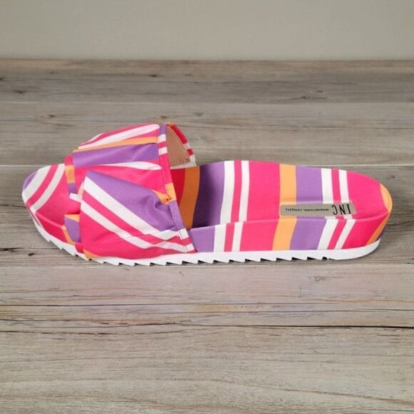 INCāWomen'sāAbenaĀ PoolāSlidesāStripeāSzā11M - Picture 5 of 9